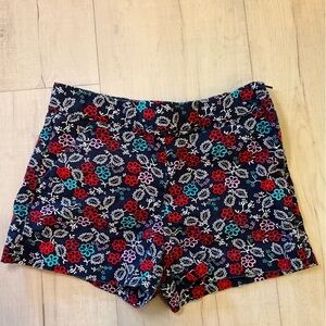 Janie and Jack Floral Patterned Shorts